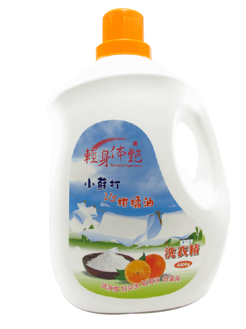 輕身体艷柑橘洗衣精 -4000ml 4入一箱