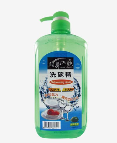 輕身体艷檸檬洗潔精壓頭-1000ml 10入一箱